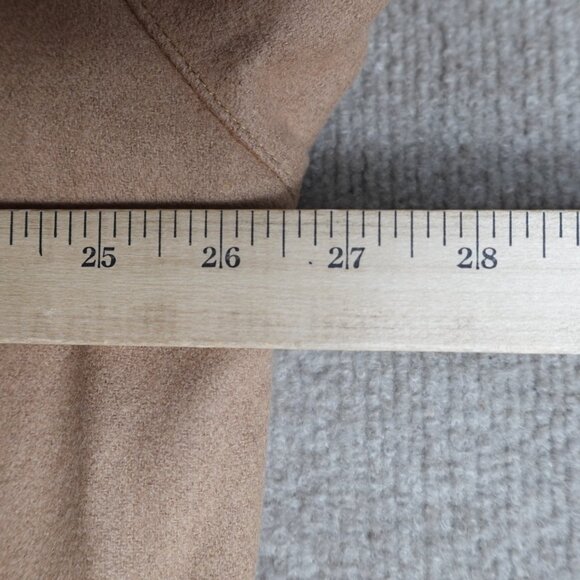 Vintage Melton Jacket XL Beige Bomber Harrington Reversible Wool Blend - Picture 11 of 16